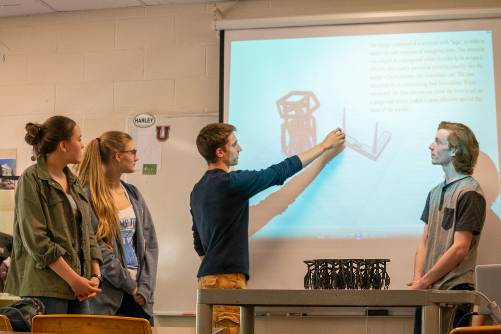 Biomimicry Global Design Challenge: The Harley School’s Biomimicry Club Places Third  with huMANGROVE