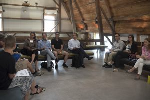 International Visitor Leadership Program Visitors at Harley
