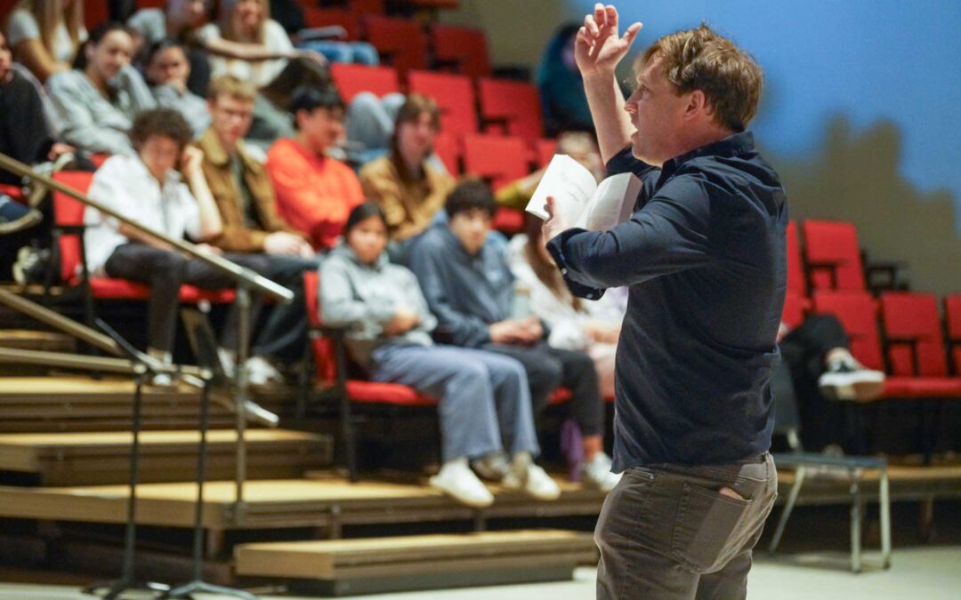 Acclaimed Author James Kennedy Shared Insights at The Harley School