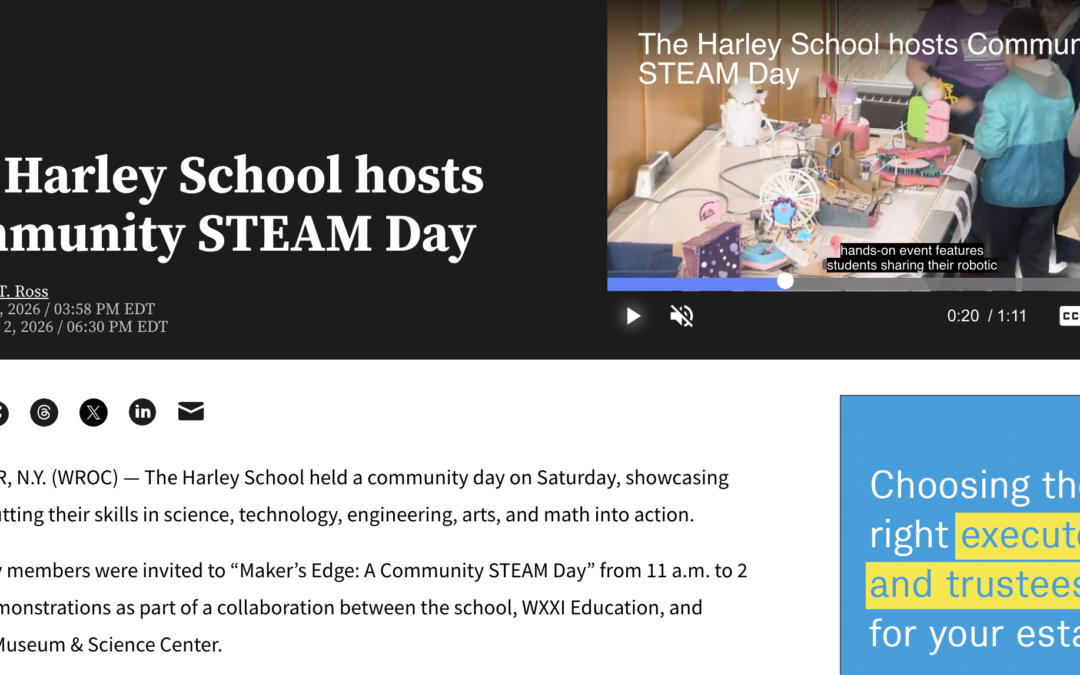 Innovation in Action: The Harley School’s Maker’s Edge Brings STEAM to Life